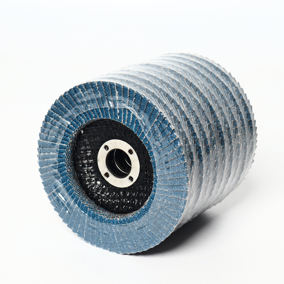 แผ่นเจียรทรายซ้อนหลังแข็ง MARATHON 4 นิ้ว No.60 Flap Disc Aluminum Oxide (10อัน/กล่อง)