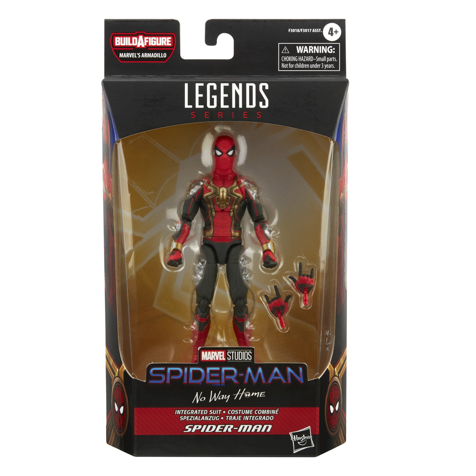 Hasbro Marvel Legends Series Integrated Suit Spider-Man (No Way Home) 6-inch Figure ฮาสโบร มาร์เวล เลเจนด์ ซีรี่ย์ส หุ่นโมเดลฟิกเกอร์ อินทีเกต สูท สไปเดอร์-แมน (โน เวย์ โฮม) ขนาด 6 นิ้ว ลิขสิทธิ์แท้