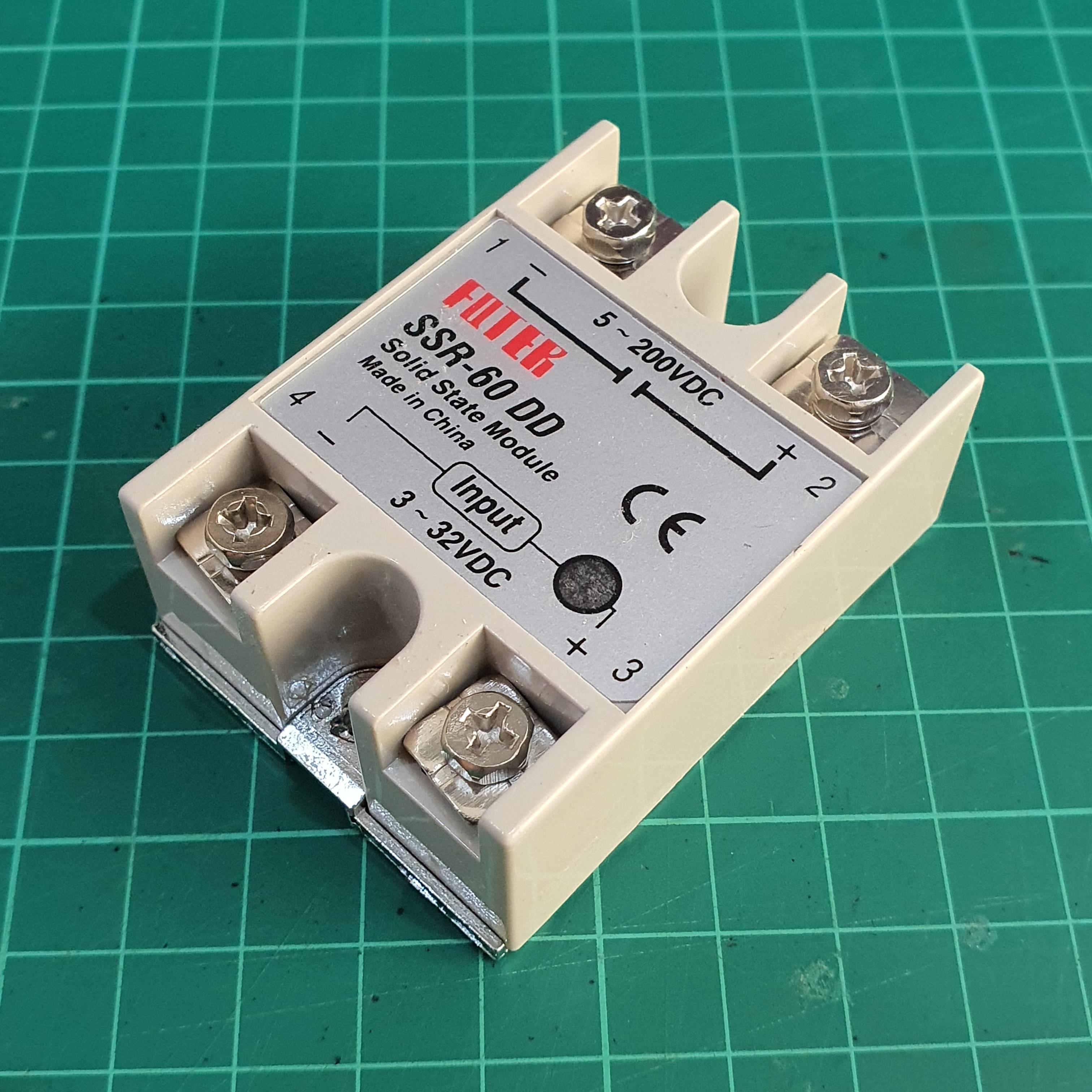 SSR-60DD 5-200VDC 60A
