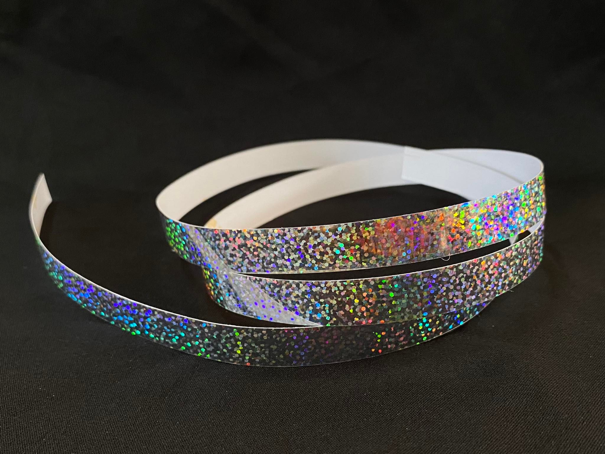 สติ๊กเกอร์วิบวับ ST19ST20 ยาว 100 เซนติเมตร สติ๊กเกอร์สีสเตนเลสแต่งรถสิบล้อของเล่น