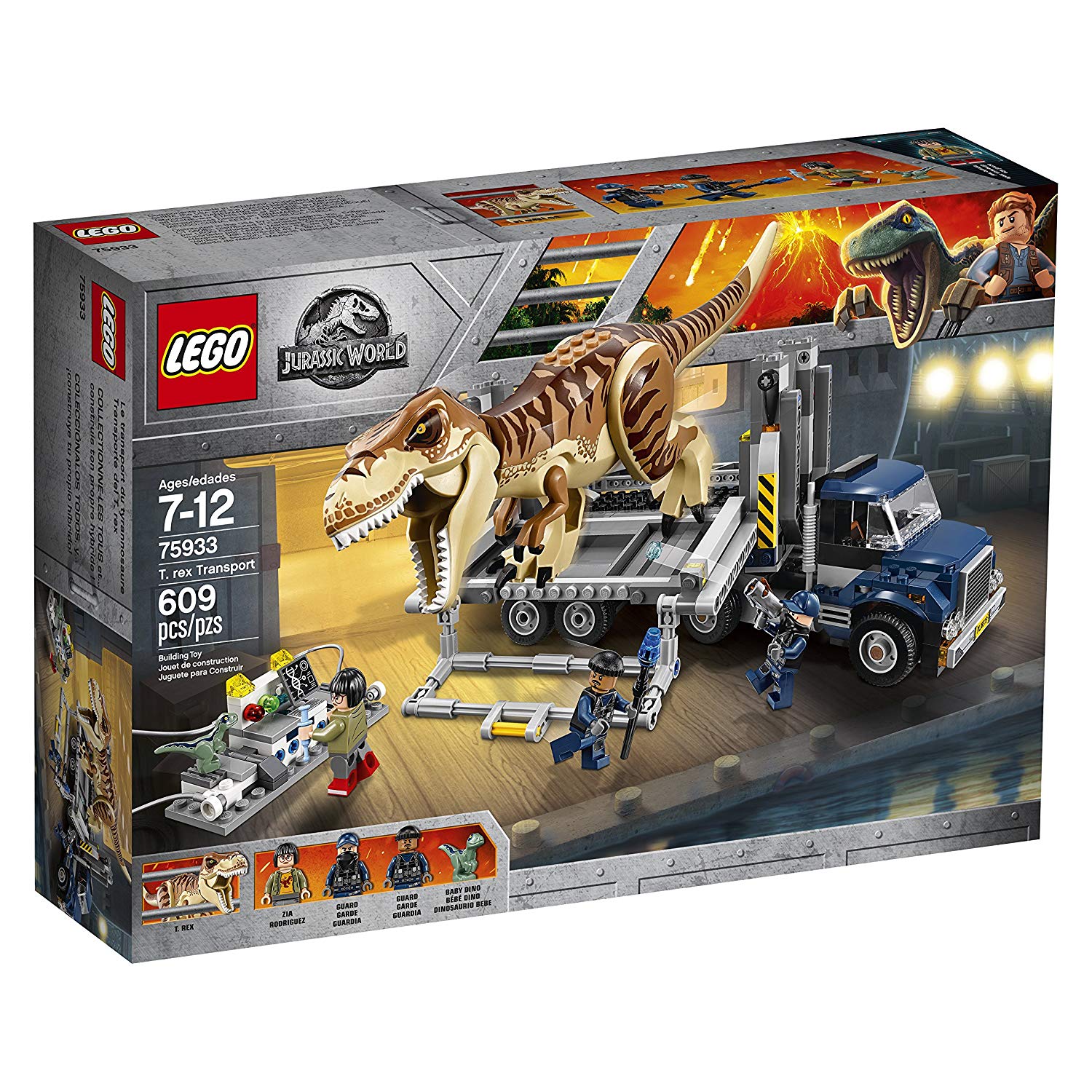 ตัวต่อเสริมทักษะ LEGO Jurassic World : T. Rex Transport รุ่น 75933