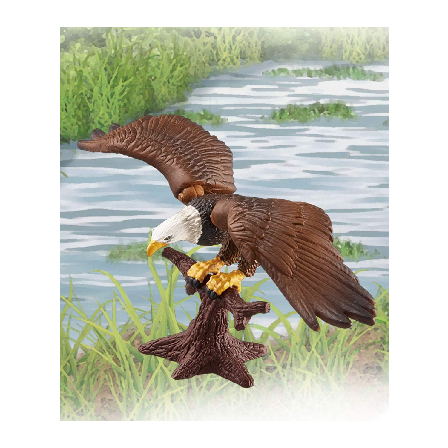 Takara Tomy - Ania AS-05 โมเดลนกอินทรี Eagle (Bald Eagle)
