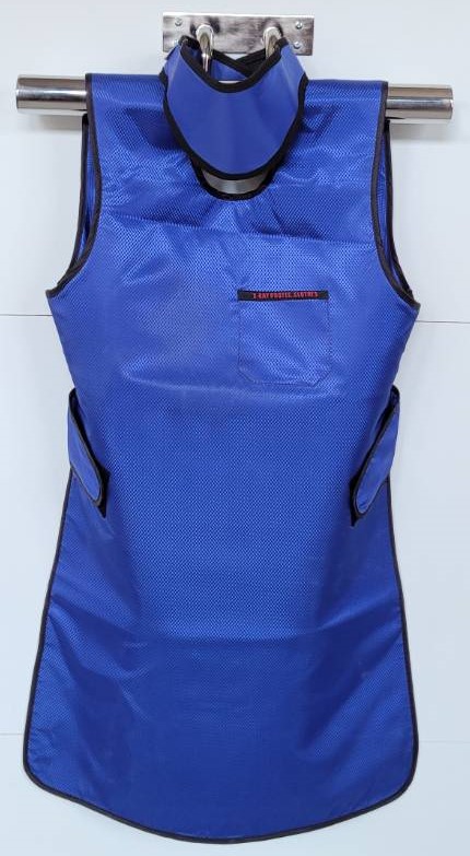 ราวแขวนเสื้อตะกั่วกันรังสีแบบเสากลม รุ่น 1 ท่อน