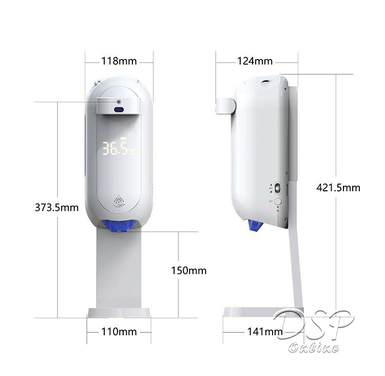 ขายถูก เครื่องวัดอุณหภูมิอัตโนมัติ+จ่ายแอลกอฮอล์ IF-L5 Plus เสียงไทย,ฟรีขาตั้ง,ออกใบกำกับภาษี