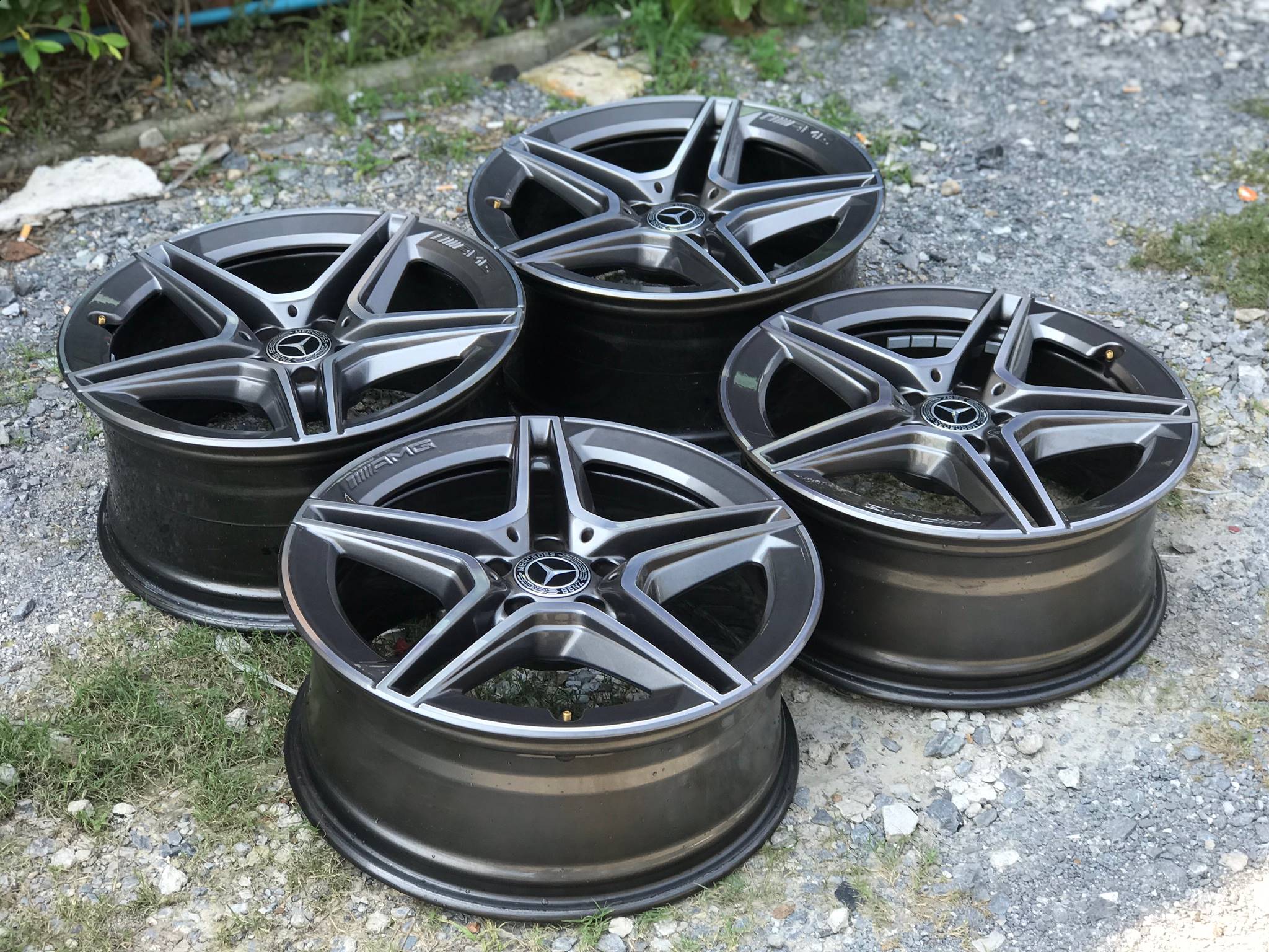 ล้อเบนซ์แท้ 19 นิ้ว CLS AMG 5 Twin Spoke