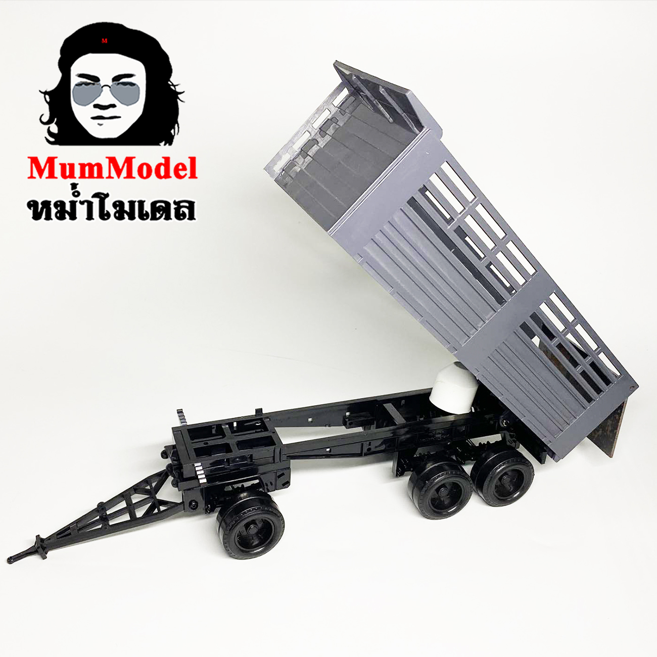 โมเดลรถบรรทุก รถหม่ำโมเดล รถของเล่นเด็กผู้ชายชอบ ของขวัญลูกชาย รถดั้มดินด่วน รถพ่วงดั้ม รถสิบล้อขนดิน รถก่อสร้างถนน