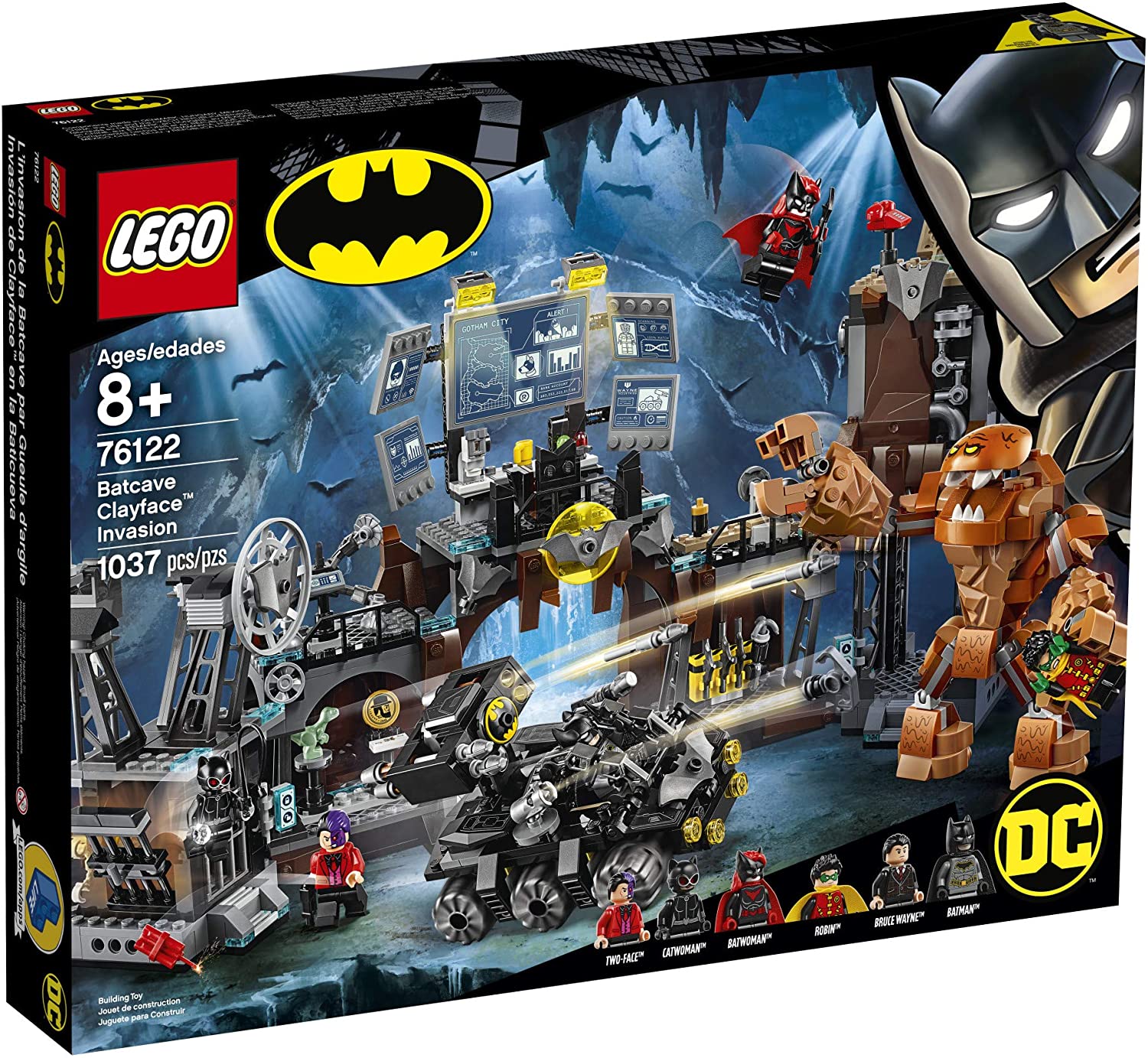 LEGO DC Comics Batman : Batcave Clayface™ Invasion เลโก้ ตัวต่อเสริมทักษะ ซุปเปอร์ฮีโร่ แบทเคฟ เคลย์เฟซ อินเวชั่น รุ่น 76122