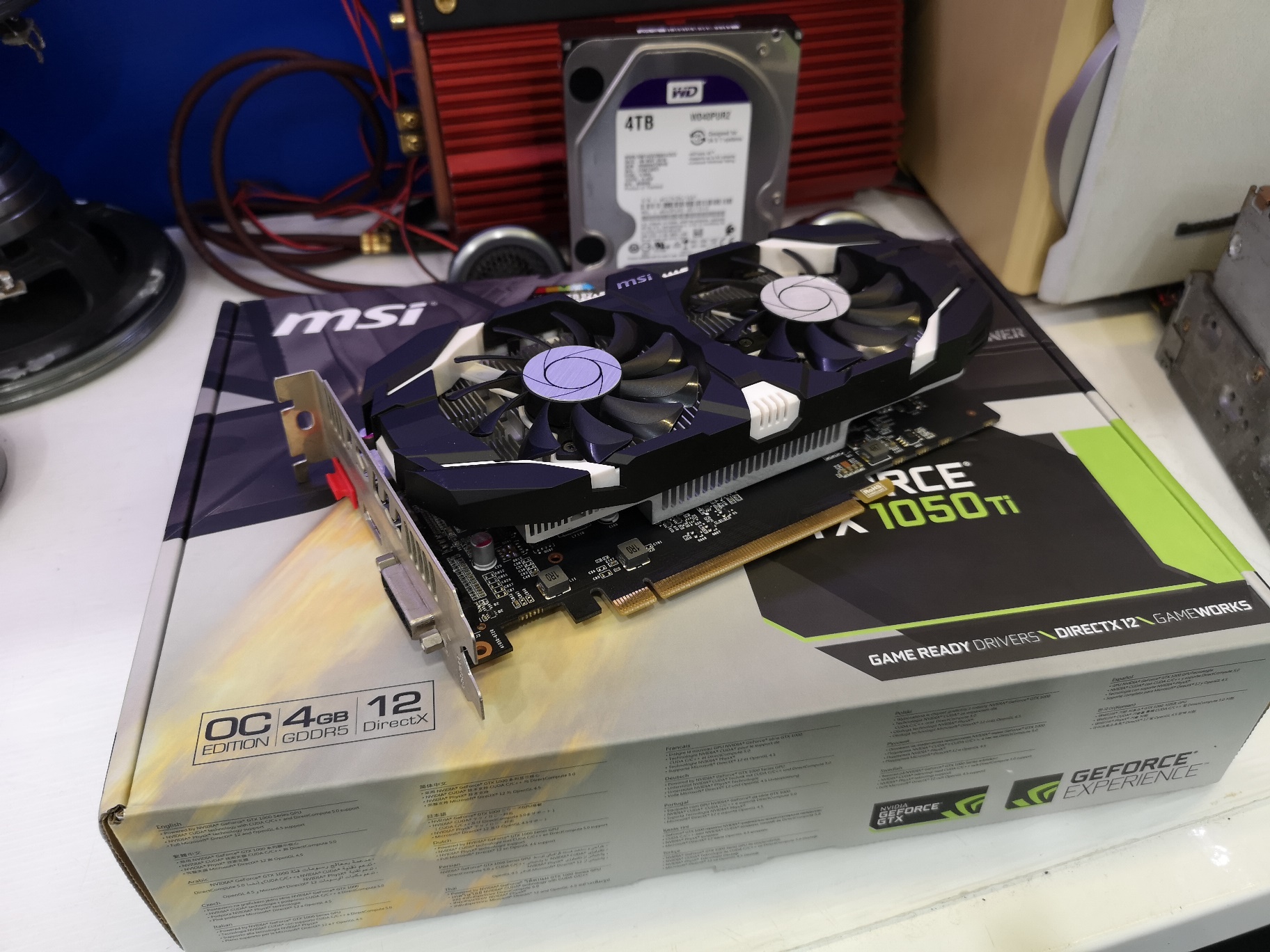 MSI GeForce® GTX 1050 Ti 4GT OC ครบกล่อง JIB 04/2020