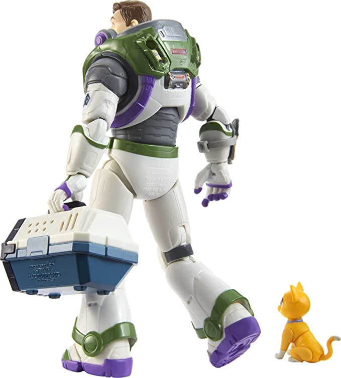 Mattel Disney Pixar Lightyear Alpha Class Collector Buzz Lightyear and Sox (HHK06) แมทเทล ดิสนีย์ พิกซาร์ ไลท์เยียร์ ของเล่นแอ็กชั่นฟิกเกอร์ บัซ ไลท์เยียร์ และ ซอค