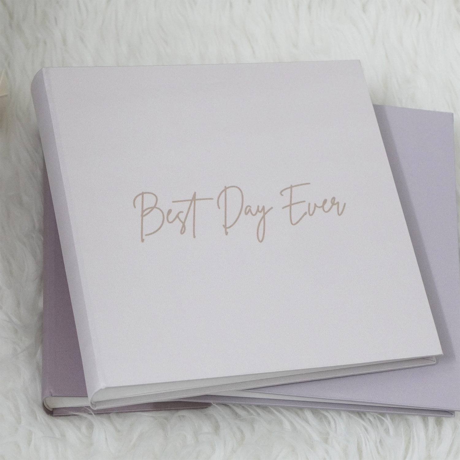 สมุดเซ็น สมุดอวยพร แบบพร้อมส่ง ขนาด 60 หน้า ลาย Minimal - Beige พร้อมข้อความ Best Day Ever