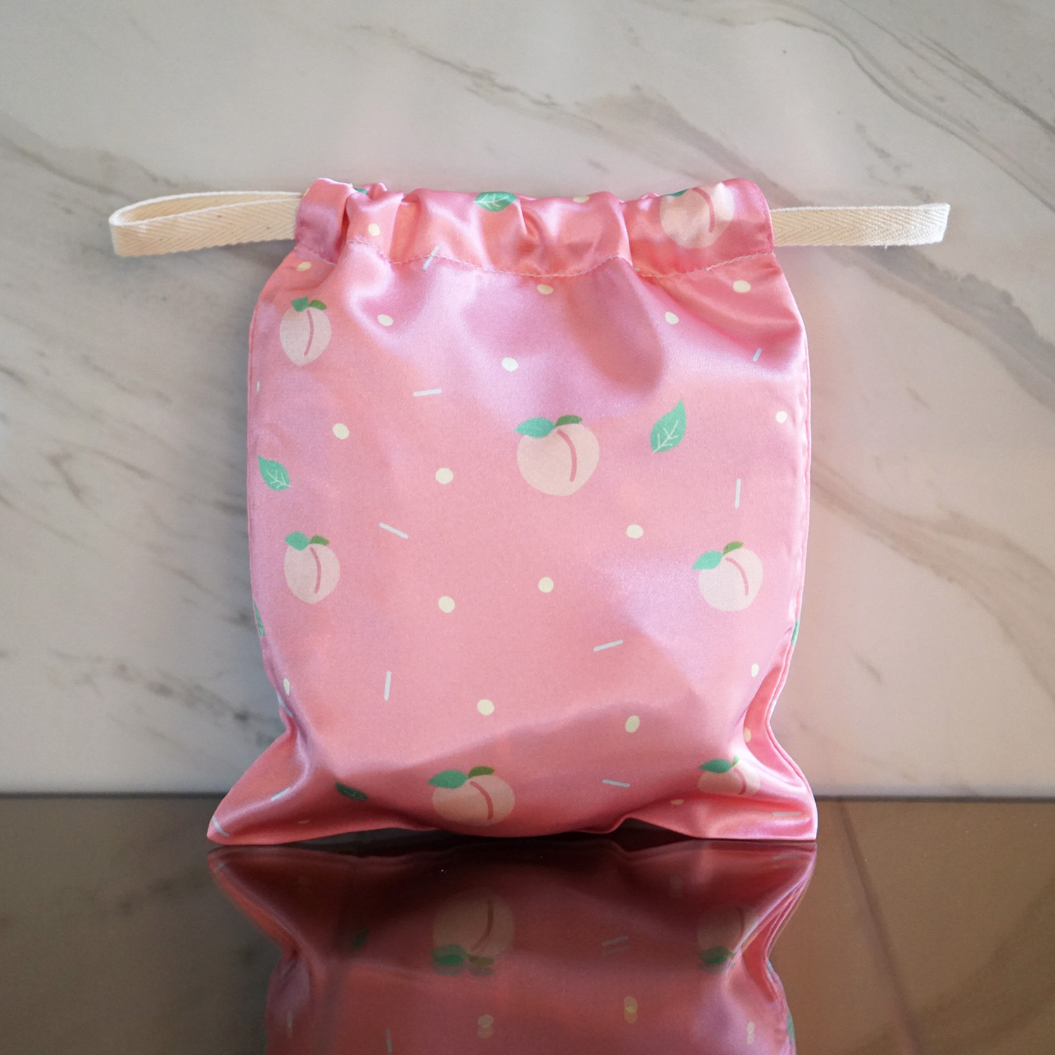 ผ้าคลุมให้นม พร้อมส่ง ลาย Peach - Pink