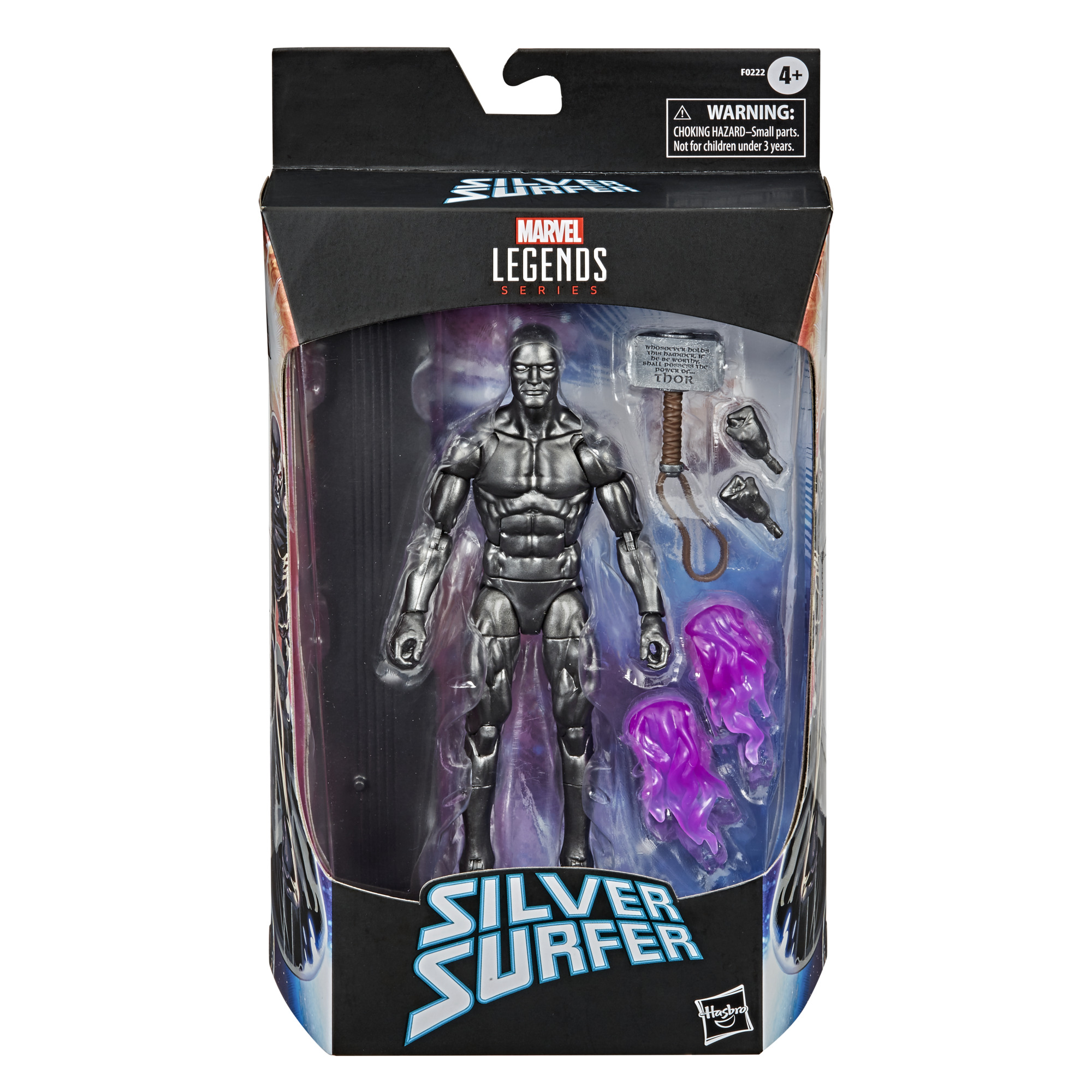 Hasbro Marvel Legends Series Silver Surfer 6-inch Figure ฮาสโบร มาร์เวล เลเจนด์ ซีรี่ย์ส หุ่นโมเดลฟิกเกอร์ ซิลเวอร์ เซิร์ฟเฟอร์ ขนาด 6 นิ้ว ลิขสิทธิ์แท้