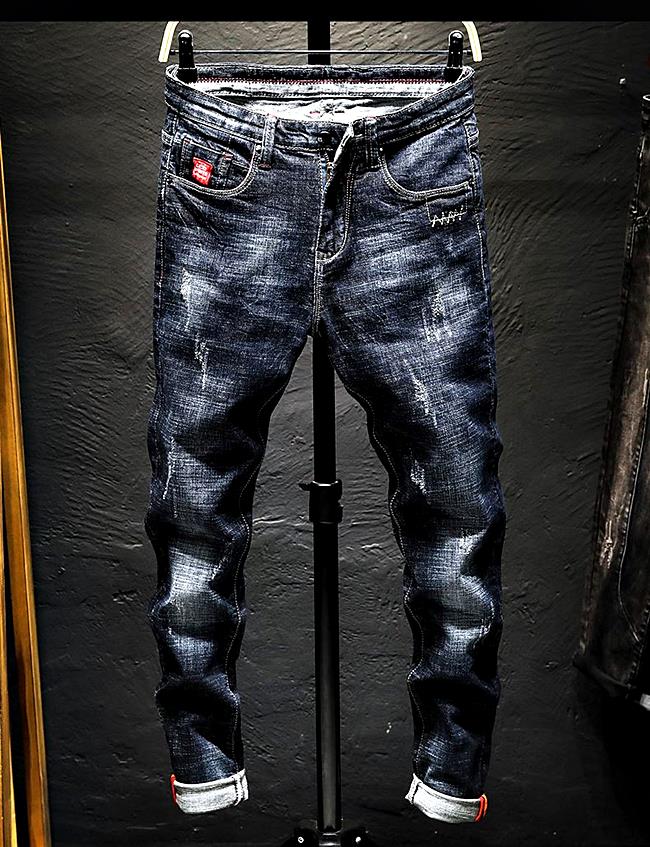 001023 ยีนส์ Sandcow Style Korean Version Diesel Jeans Denim Slim feet Size 28-40