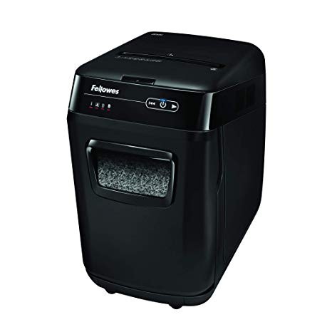 ขายถูก เครื่องทำลายเอกสาร Fellowes Auto MAX 200M บรรจุกระดาษได้ 200 แผ่น แบบตัดละเอียด (Micro Cut)
