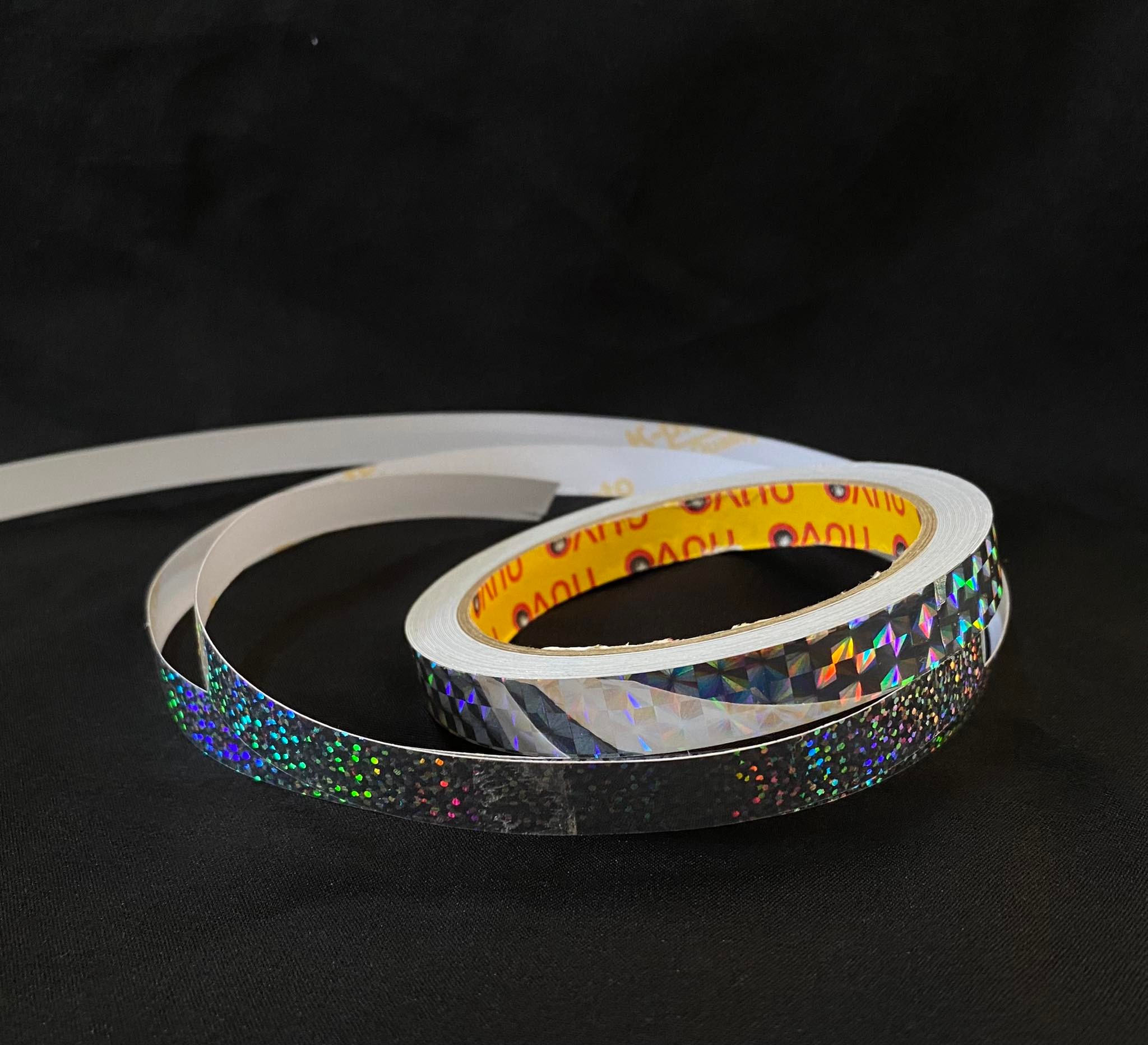 สติ๊กเกอร์วิบวับ ST19ST20 ยาว 100 เซนติเมตร สติ๊กเกอร์สีสเตนเลสแต่งรถสิบล้อของเล่น