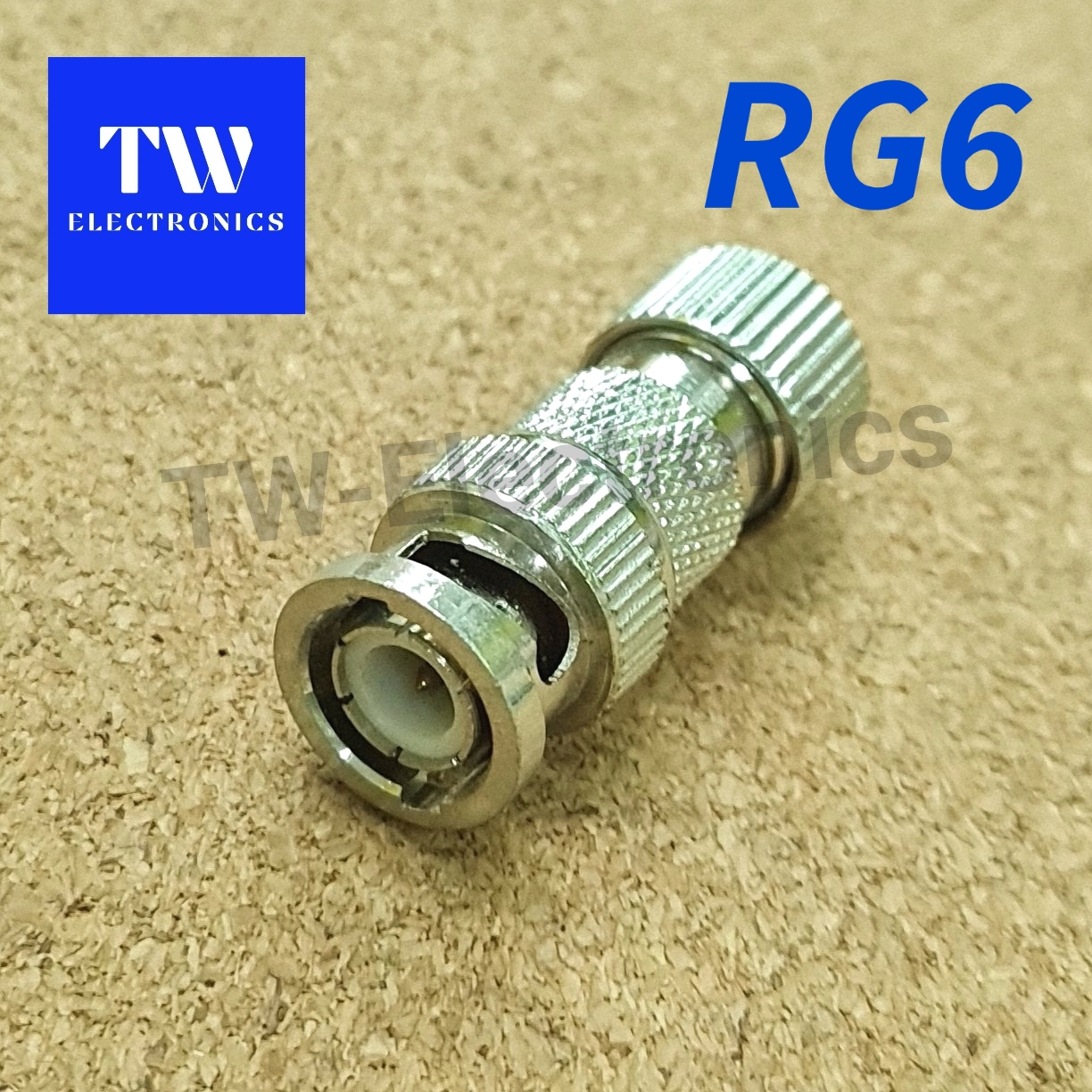 BNC ตัวผู้ RG6 ท้าย75โอห์ม (ตัวยาว) / BNP066