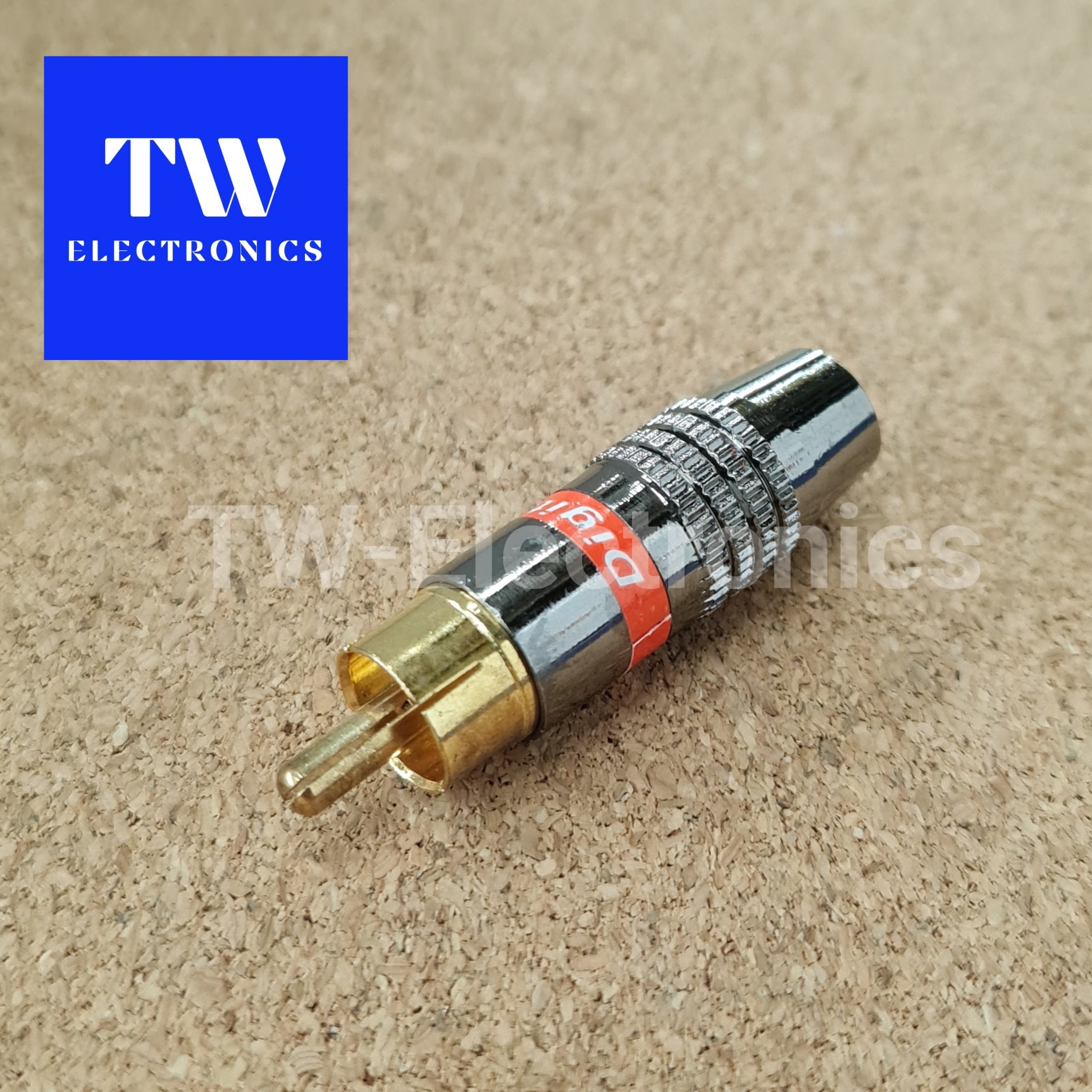หัวRCA (ตัวผู้) Digital Sound / คาดสีแดง