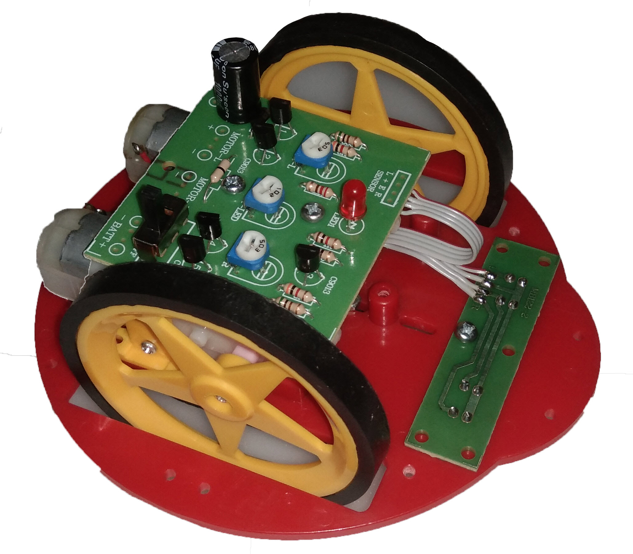 MICROBOT KIT MB122 วงจรหุ่นยนต์เดินตามเส้น