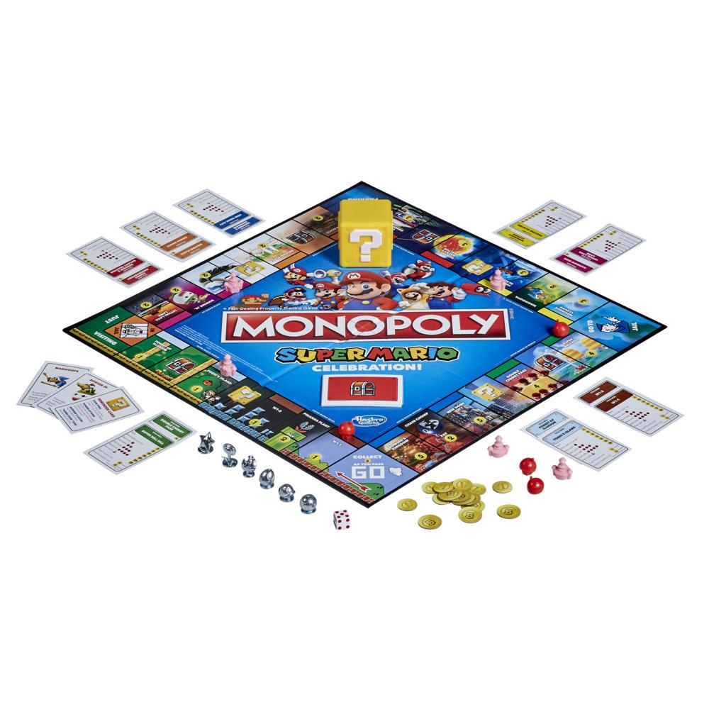 บอร์ดเกมส์ แบรนด์ Hasbro Monopoly Super Mario Celebration Edition โมโนโพลี่ ซุปเปอร์ มาริโอ้ รุ่น E9517
