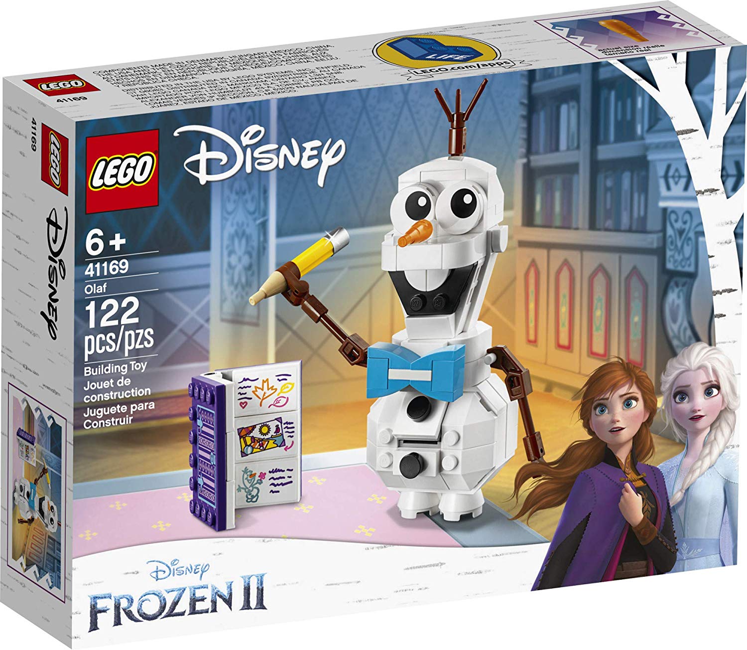ตัวต่อเสริมทักษะ LEGO Disney Frozen 2 - Olaf Snowman รุ่น 41169