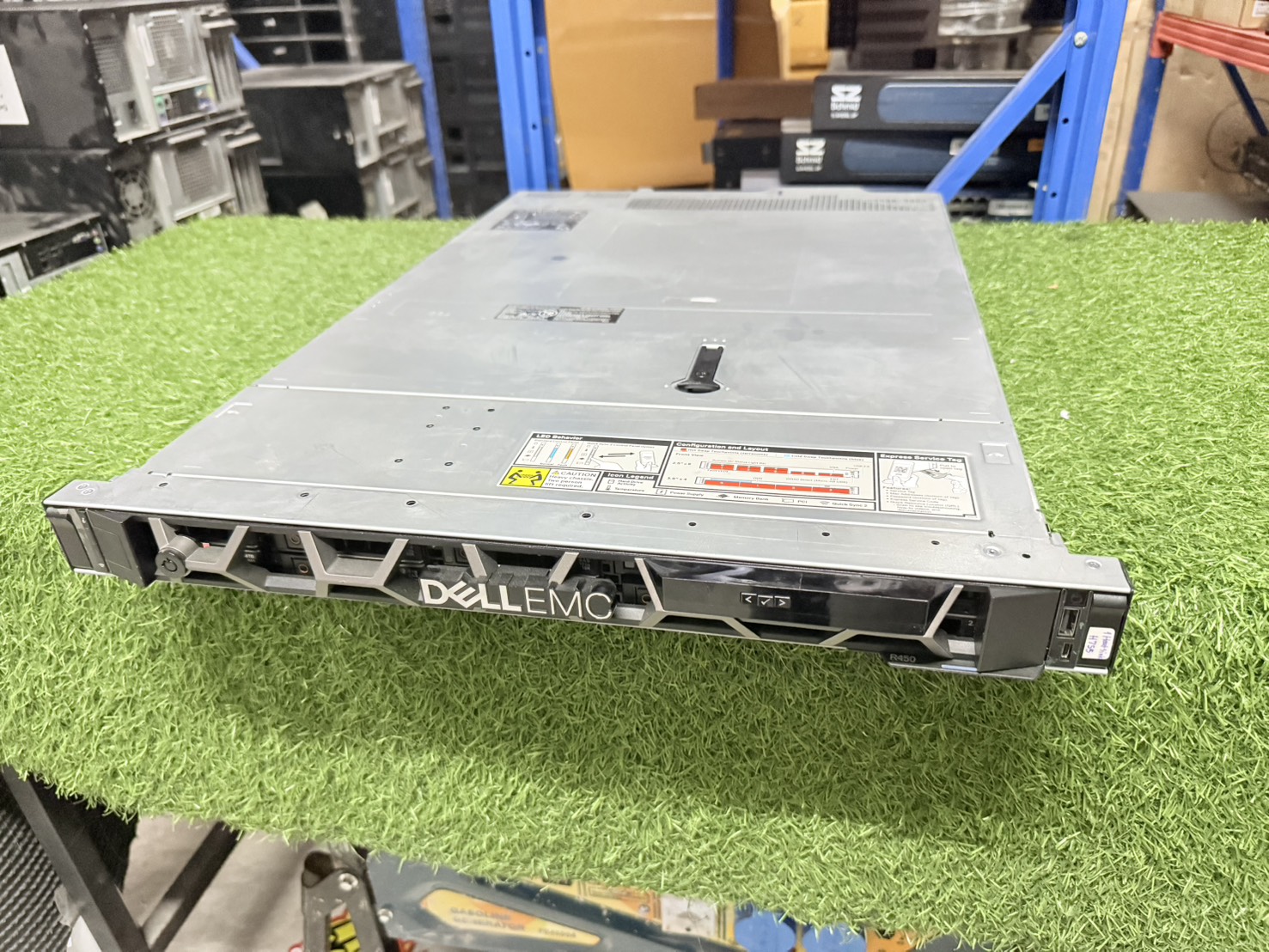 Server Dell PowerEdge R450(Silver 4314/16GB*2/HDD 2.4TB*8)+Power 800W*2 + Raid H755