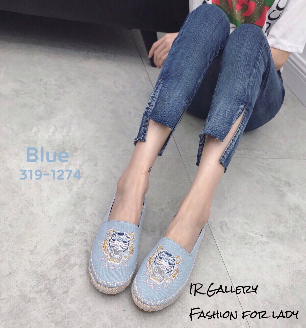 รองเท้า Kenzo Espadrilles (สีดำ)