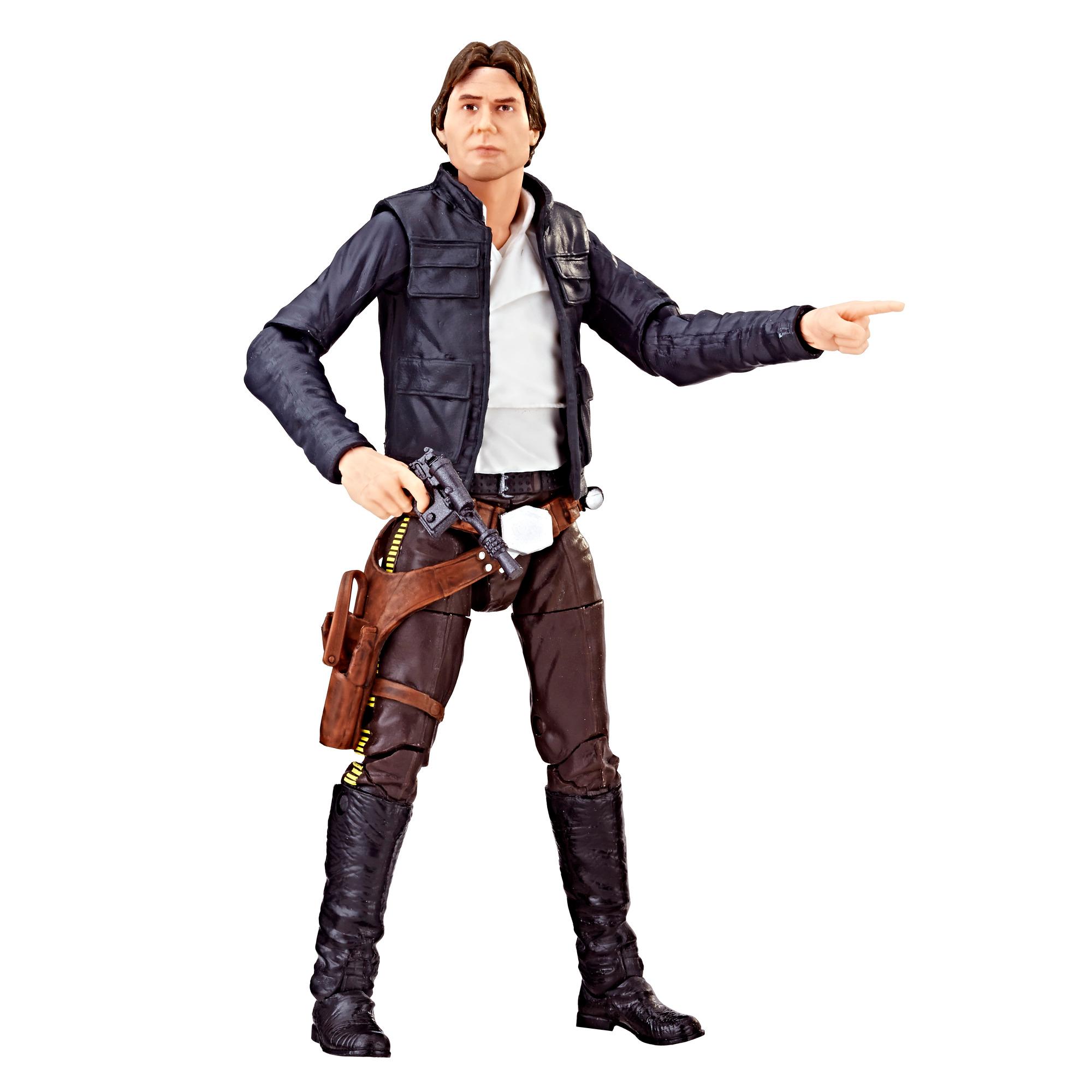 Hasbro Star Wars The Black Series Han Solo 6-inch-scale Figure ฮาสโบร สตาร์ วอร์ส เดอะ แบล็ค ซีรีส์ หุ่นโมเดลฟิกเกอร์ ฮาน โซโล ขนาด6 นิ้ว ลิขสิทธิ์แท้