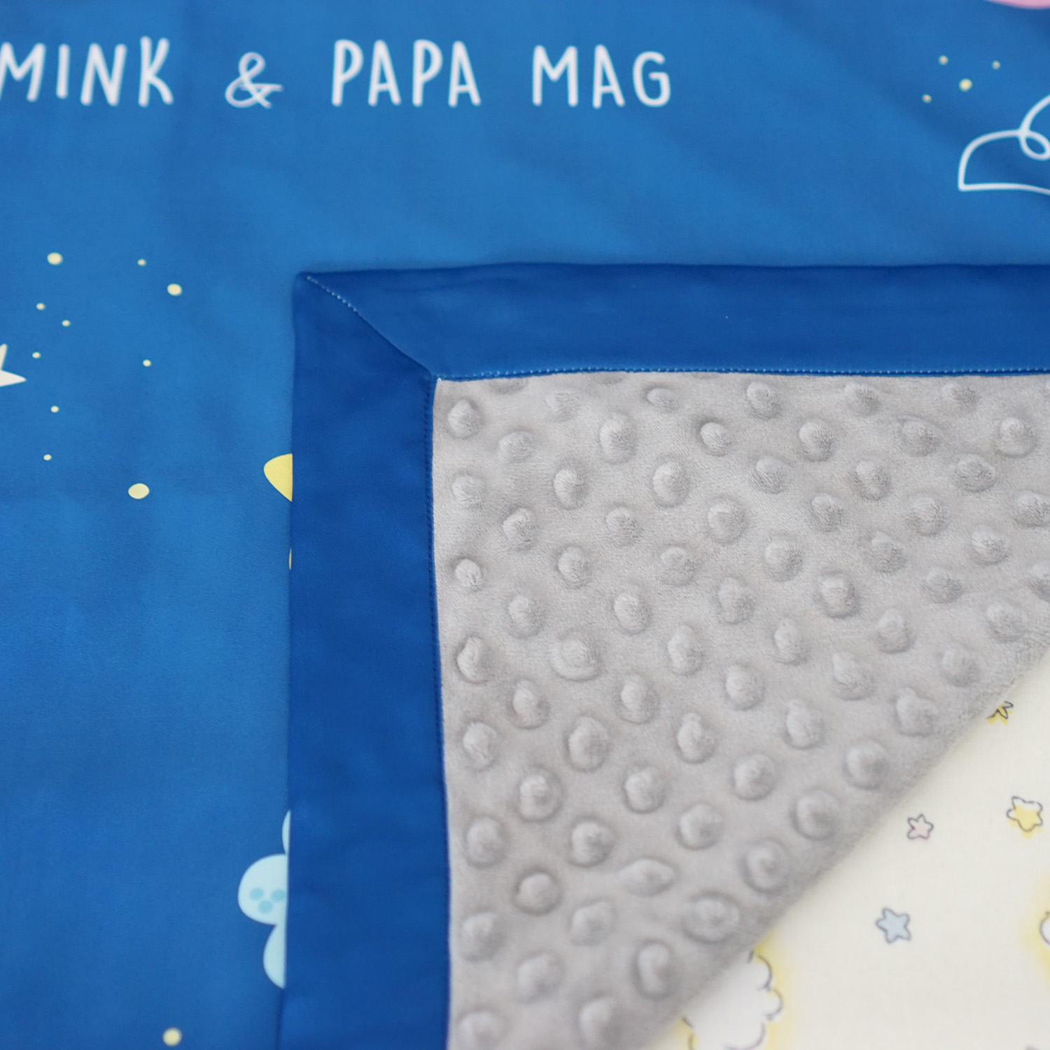 ชุดของขวัญเด็กแรกเกิด ผ้าห่ม ขนาด75x100cm + หมอนรองให้นม ลาย Plane - Navy