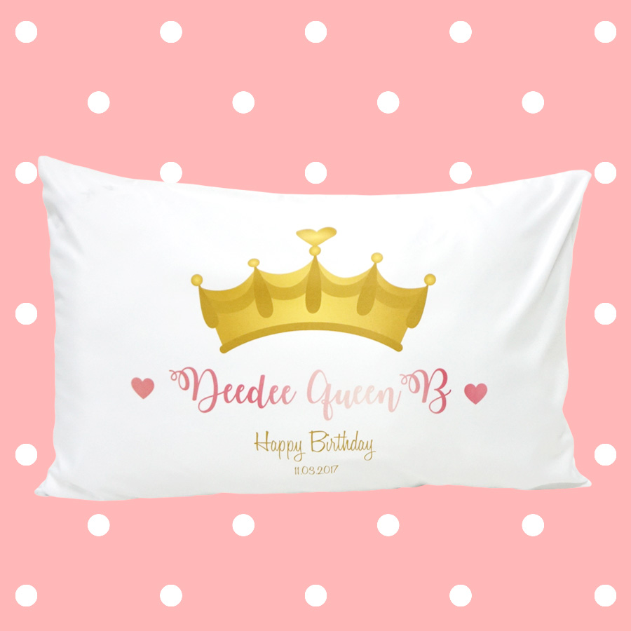 ปลอกหมอนหนุน Princess Crown