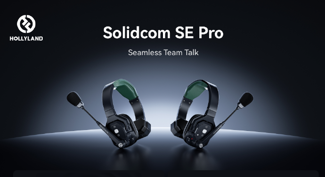Hollyland Solidcom SE Pro 9S 9-Person Full-Duplex Single-Ear Headset Intercom System (1.9 GHz)