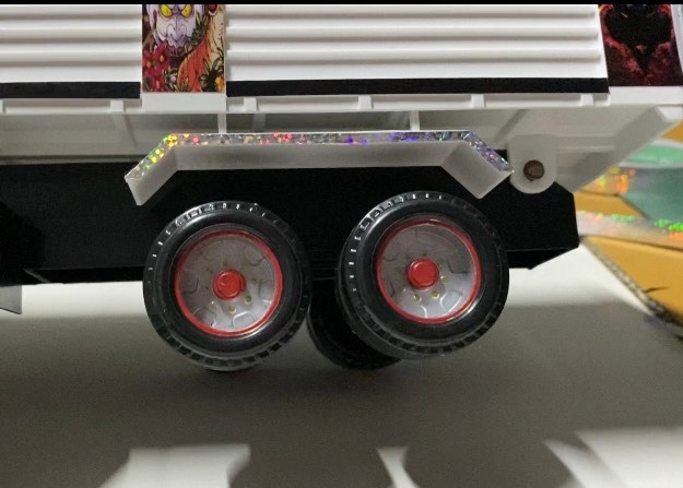 สติ๊กเกอร์วิบวับ ST19ST20 ยาว 100 เซนติเมตร สติ๊กเกอร์สีสเตนเลสแต่งรถสิบล้อของเล่น