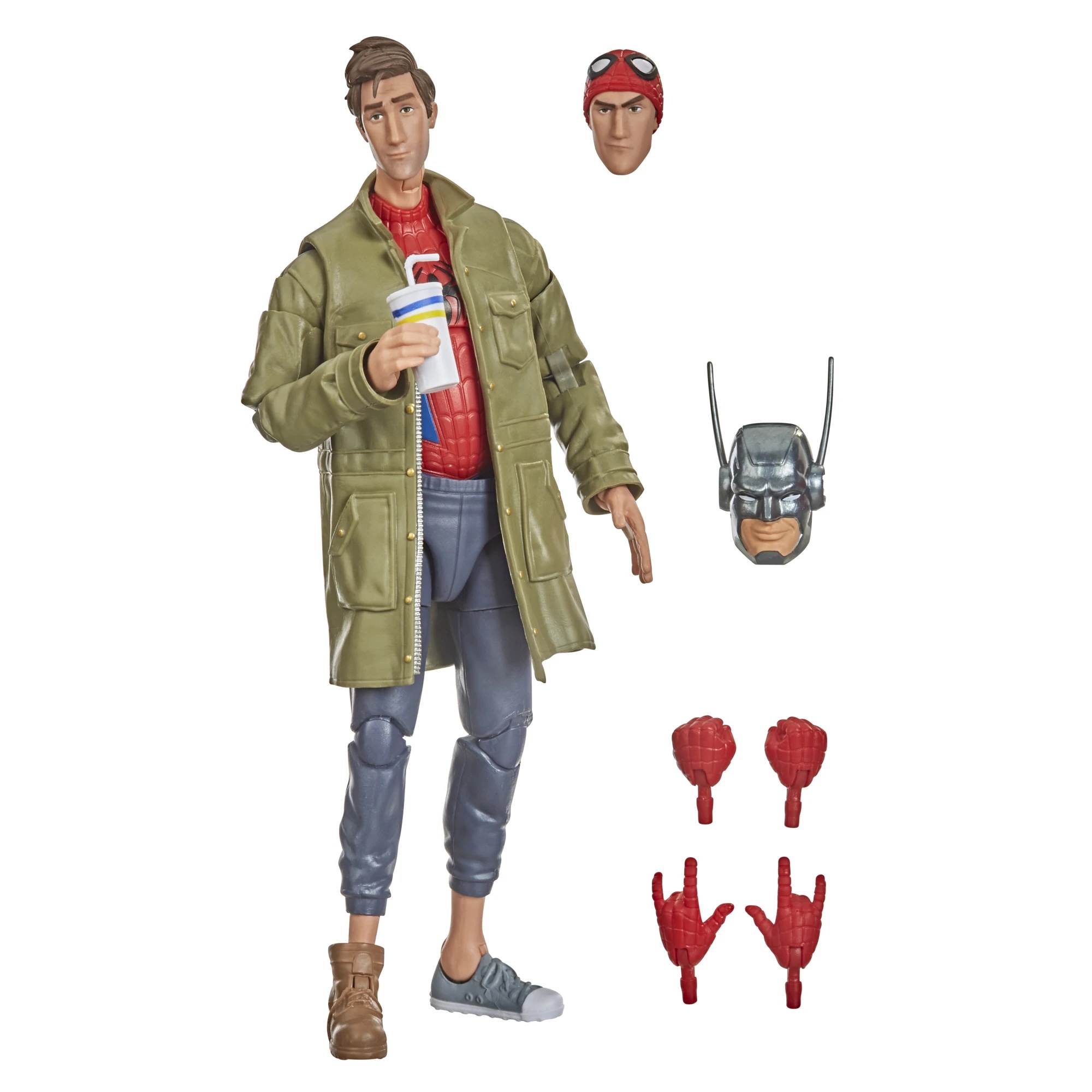 Hasbro Marvel Legends Series Spider-Man: Into the Spider-Verse Peter B. Parker ฮาสโบร มาร์เวล เลเจนด์ ซีรี่ย์ส สไปเดอร์แมน อิน ทู เดอะ สไปเดอร์ เวิร์ส หุ่นโมเดลฟิกเกอร์ ปีเตอร์ ปาร์คเกอร์ ขนาด 6 นิ้ว ลิขสิทธิ์แท้