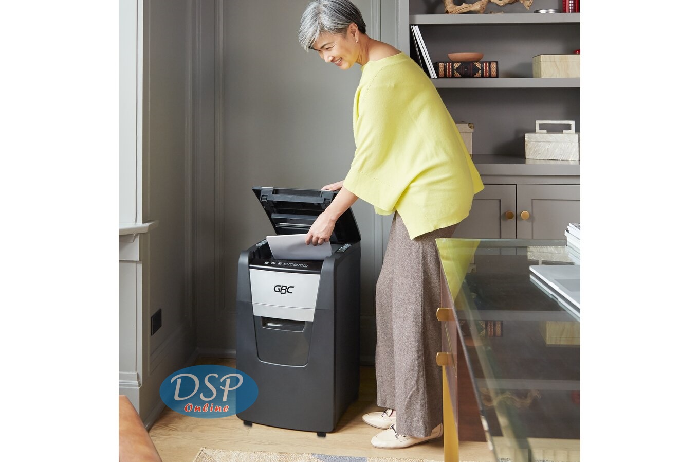 ขายถูก เครื่องทำลายเอกสาร GBC ShredMaster 150M Micro Cut 6 แผ่น