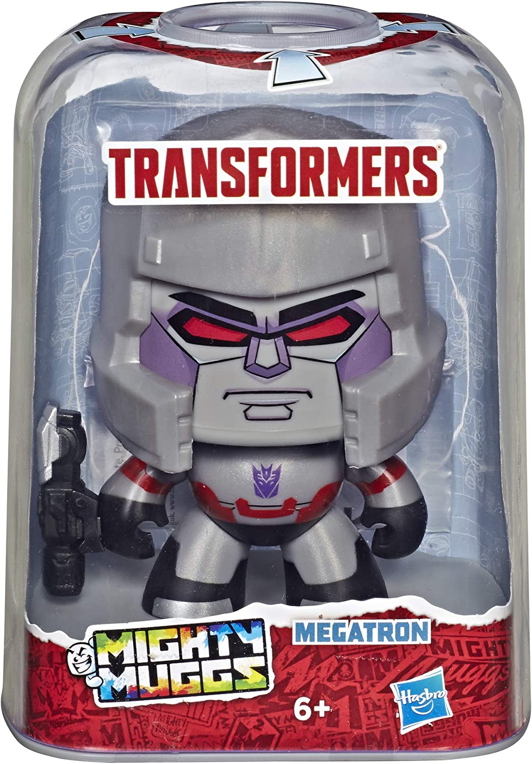 Hasbro Transformers Mighty Muggs Megatron ฮาสโบร ทรานสฟอเมอร์ส ไมตี้ มักส์ เมกะทรอน ตุ๊กตาเปลี่ยนหน้าได้ ลิขสิทธิ์แท้