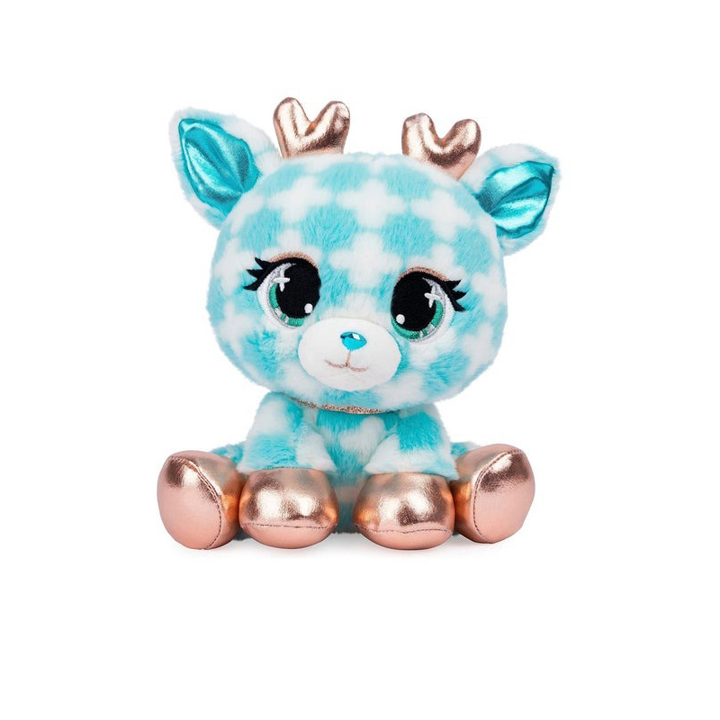 GUND ตุ๊กตากวาง ARDEN DOEMI ลายสีฟ้าน้ำทะเลและสีขาว ลิขสิทธิ์แท้