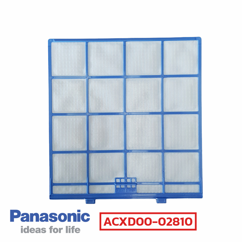 ฟิลเตอร์แอร์ PANASONIC แผ่นกรองแอร์ ACXD00-02810 แผ่นกรองฝุ่น พานาโซนิค (9,000 - 13,000 บีทียู)