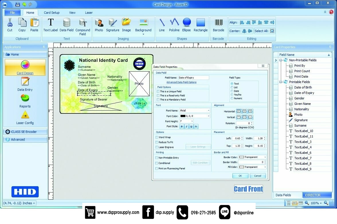 ขายถูก HID Asure ID® Card Personalization Software Asure ID 7 - Express Software
