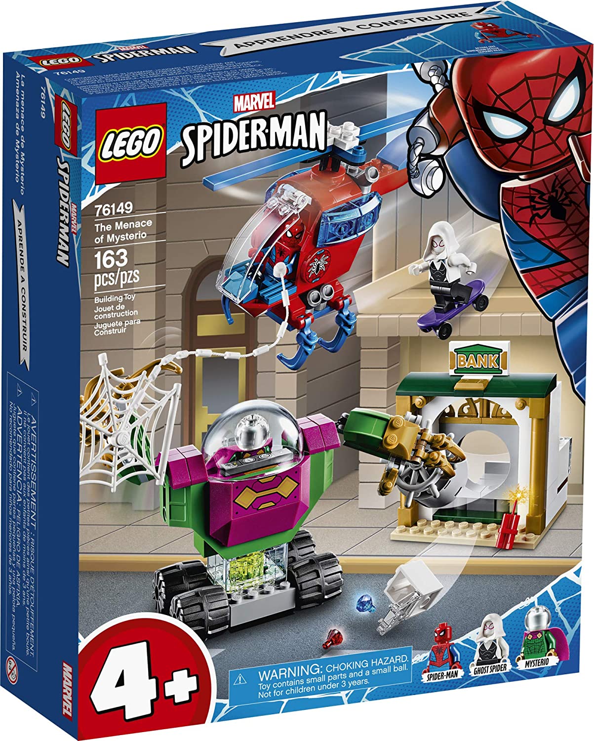 LEGO ตัวต่อเสริมทักษะ มาร์เวล สไปเดอร์-แมน Marvel Spider-Man : The Menace of Mysterio รุ่น 76149