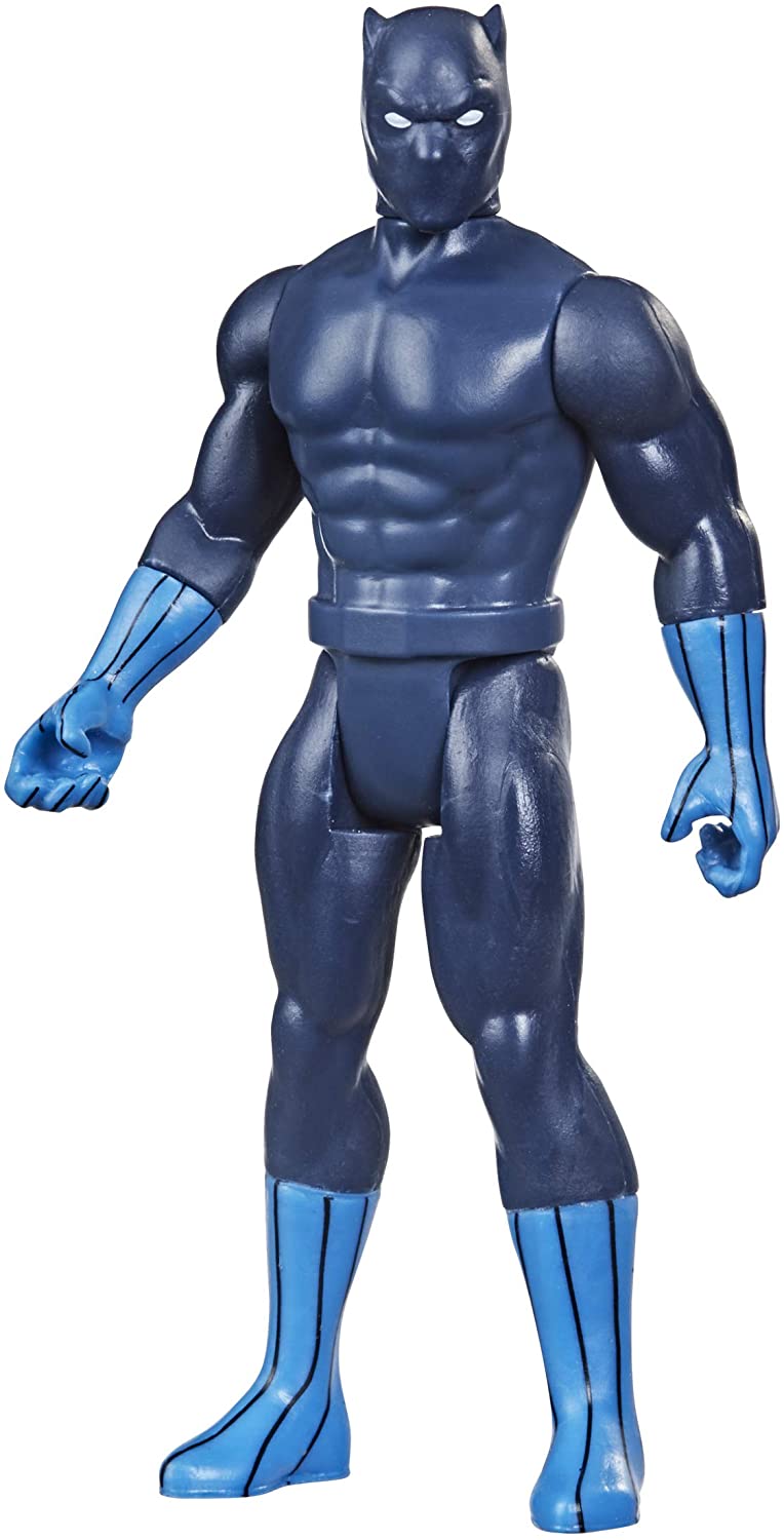 Hasbro Marvel Legends Series Black Panther 3.75-Inch Retro 375 Collection Action Figure ฮาสโบร มาร์เวล เลเจนด์ หุ่นโมเดลฟิกเกอร์ แบล็ค แพนเตอร์ ขนาด 3.75 นิ้ว ลิขสิทธิ์แท้