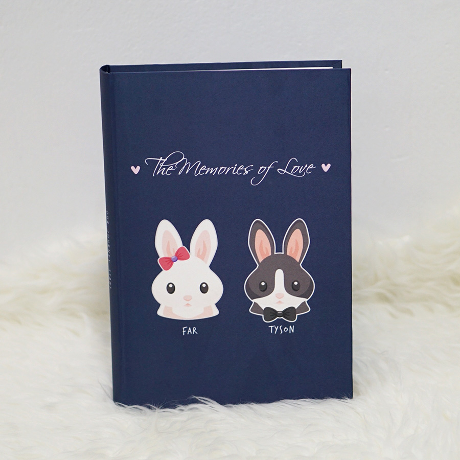 อัลบั้มสั่งทำใส่ชื่อ ลายกระต่ายคู่ - Couple Rabbit