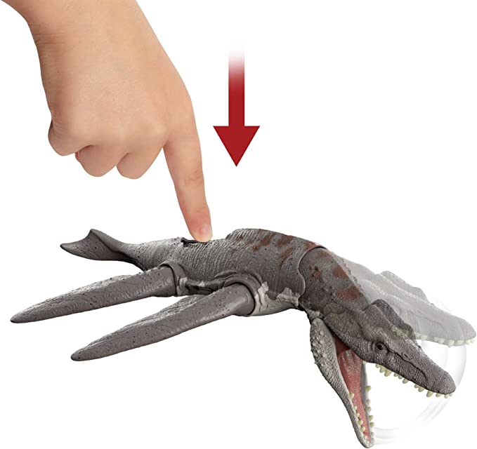 Mattel Jurassic World Roar Strikers Liopluerodon (HDX38) แมทเทล จูราสสิค เวิลด์ ของเล่นแอ็กชั่นฟิกเกอร์ไดโนเสาร์ ไลโอพลัวเรอดอน