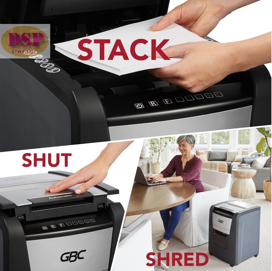 ขายถูก เครื่องทำลายเอกสาร GBC Shredder ShredMaster 100X Auto