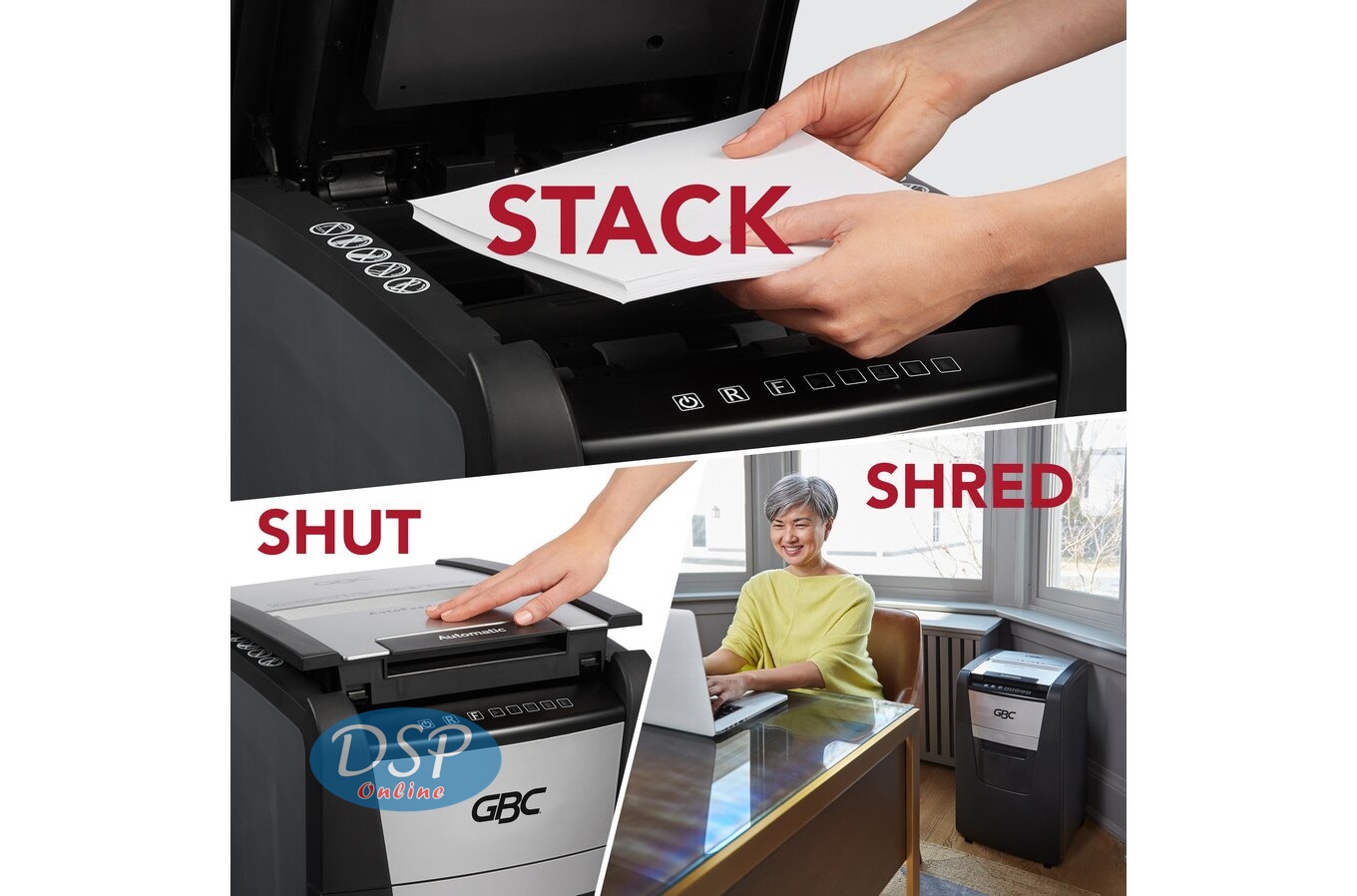 ขายถูก เครื่องทำลายเอกสาร GBC ShredMaster 150M Micro Cut 6 แผ่น