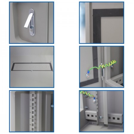 ขายถูก 19" GERMANY G2-60509OUT Wall Rack Outdoor 9U (60x60x61.5cm) ลึกใช้งาน 50 cm *ส่งฟรีเขต กทม.และปริมณฑล