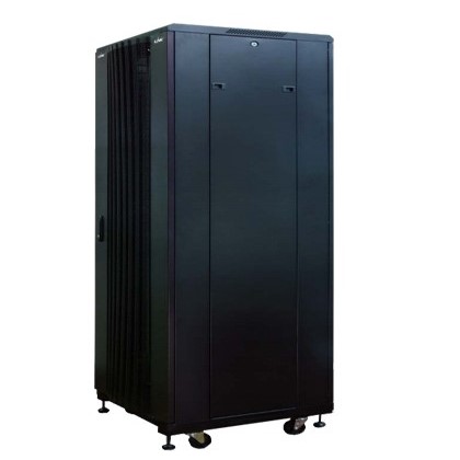 ขายถูก ตู้ Link CH-60627CW 19” Curve-Wave Server Rack 27U (60x60x140cm.) Black for Data Center *ส่งฟรีเขต กทม.และปริมณฑล
