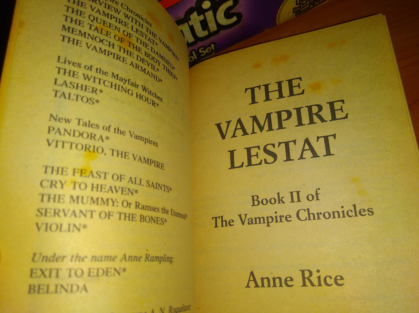 The Vampire Lestat (The Vampire Chronicles #2) by Anne Rice