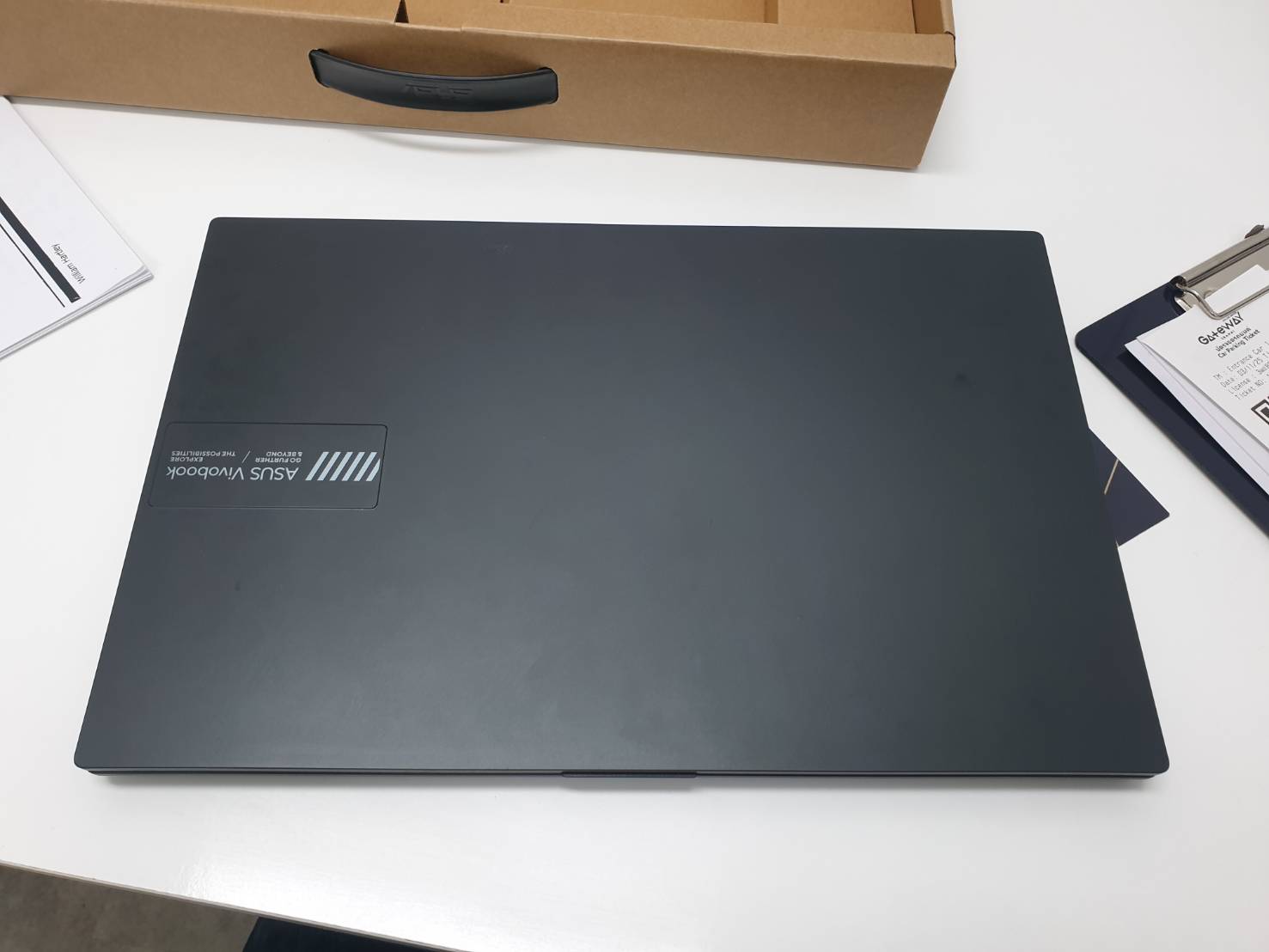 โน๊ตบุ๊ค Asus Vivibook Notebook i3 gen12 i3-N305 Ram 8GB m.2 512 ใหม่มากมีกล่องมีประกัน