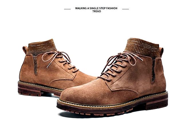 01056 รองเท้าบูท LZDZN Martin Boots Shoes high สไตล์วินเทจ [ชาย/หญิง] Size 38-44