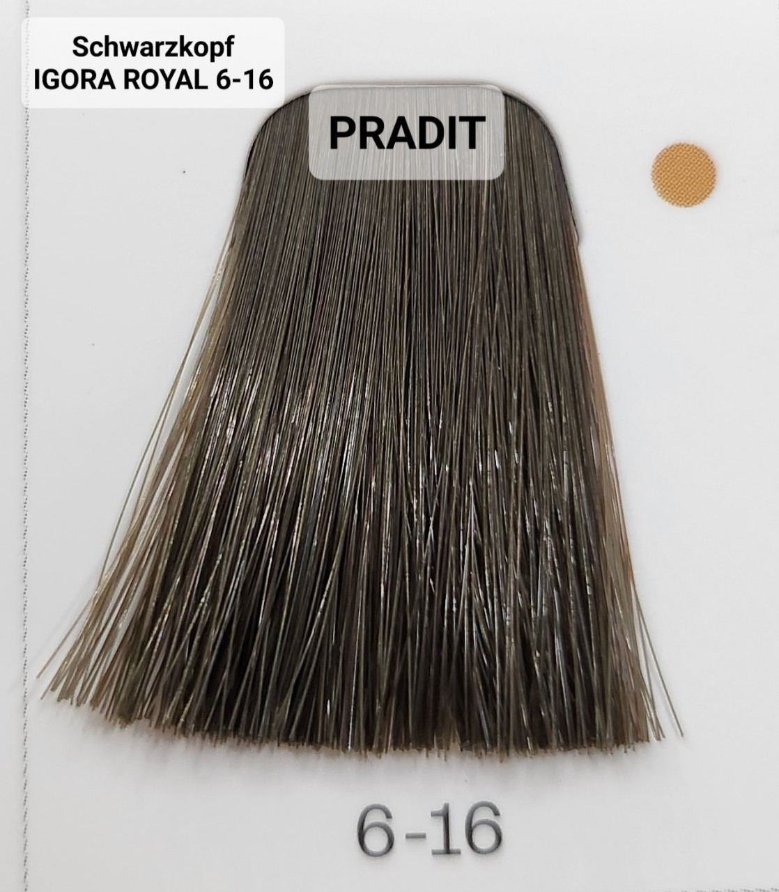 Schwarzkopf Igora Royal ครีมย้อมผม อีโกร่า รอยัล เบอร์ 6-16 (60ml) 80 กรัม