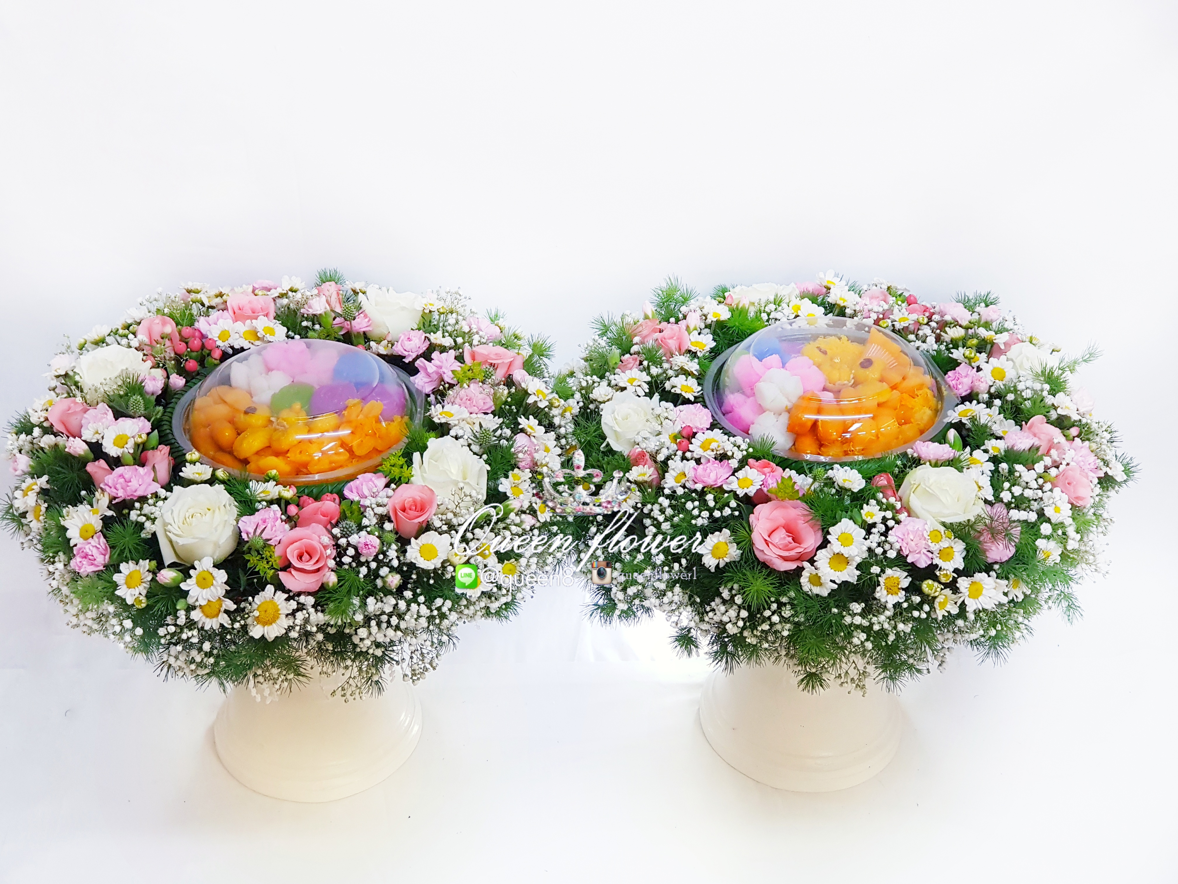 พานขันหมากร้านดอกไม้ศาลายา นครปฐม